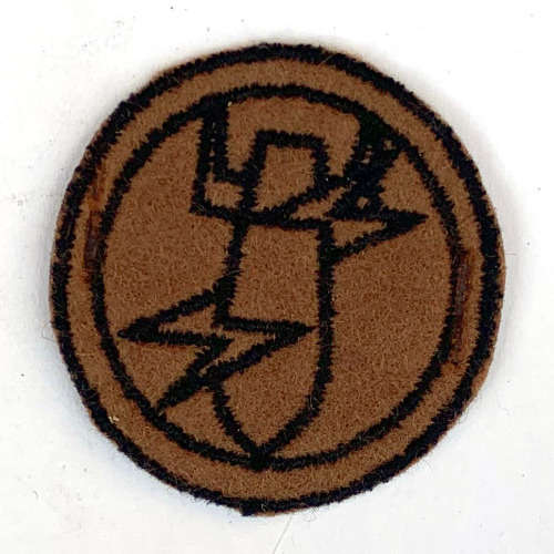 SADF EOD Qualification patch on felt