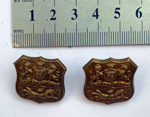 Durban Light Infantry collar badges