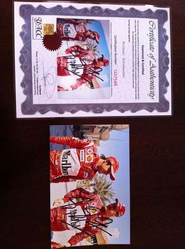 Michael Schumacher signed photo!