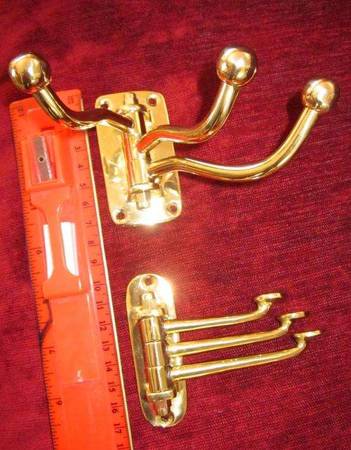 SOLID BRASS NAUTICAL HOOKS
