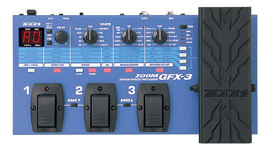 Zoom Gfx - 3 Effects Peddle Virtually Brand New Hardly Used