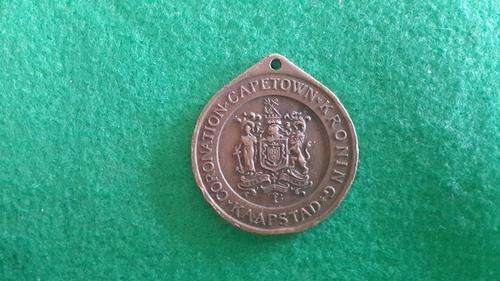 1953 Queen Elizabeth Coronation Bronze Medal Cape Town