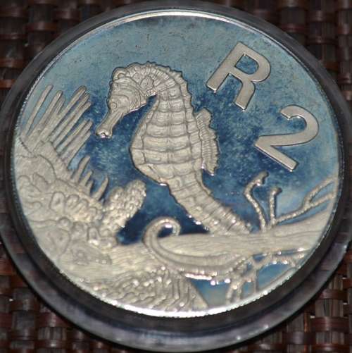1997 South Africa R2 Silver SEA HORSE