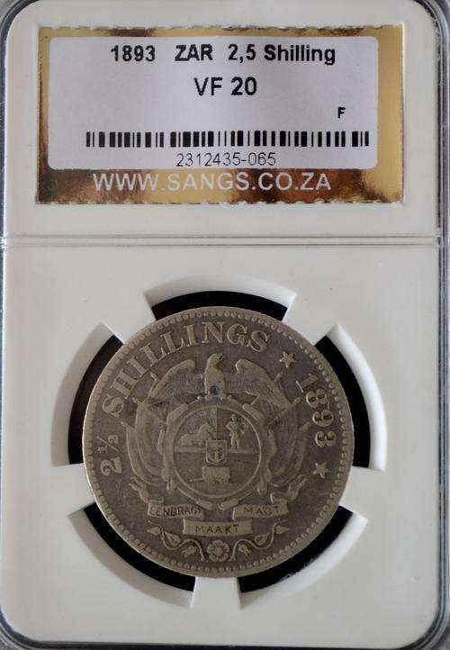 1893 ZAR Half Crown