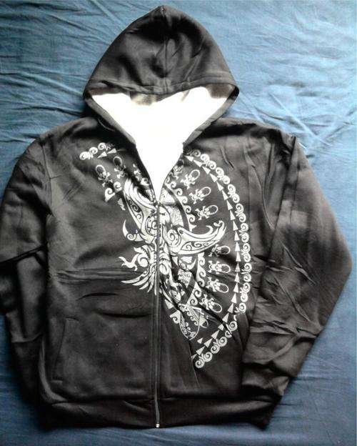 HOODIE JACKET,BLACK, SIZE XXXL