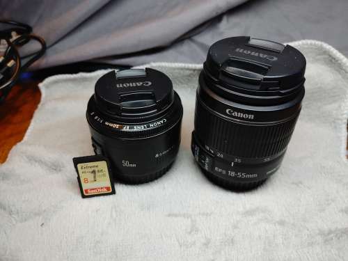 Canon EOS T3i (EOS 600D) + 18-55mm + 50mm + Voyager Prestige