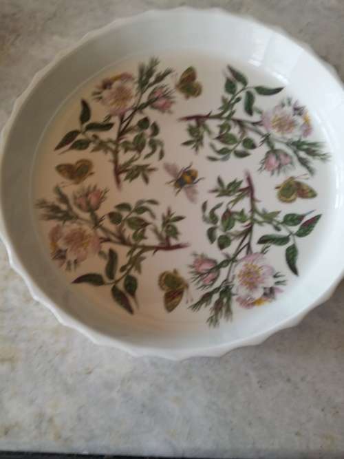 Portmeirion flan dish