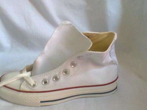 White High-top Converse