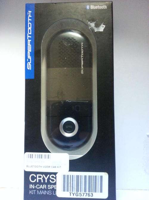 Crystal Supertooth Bluetooth car visor kit