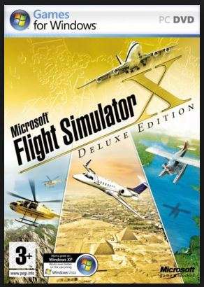 Microsoft Flight Simulator X Deluxe Edition PC DVD Game for Windows PLUS Flight Sim 98 FREE