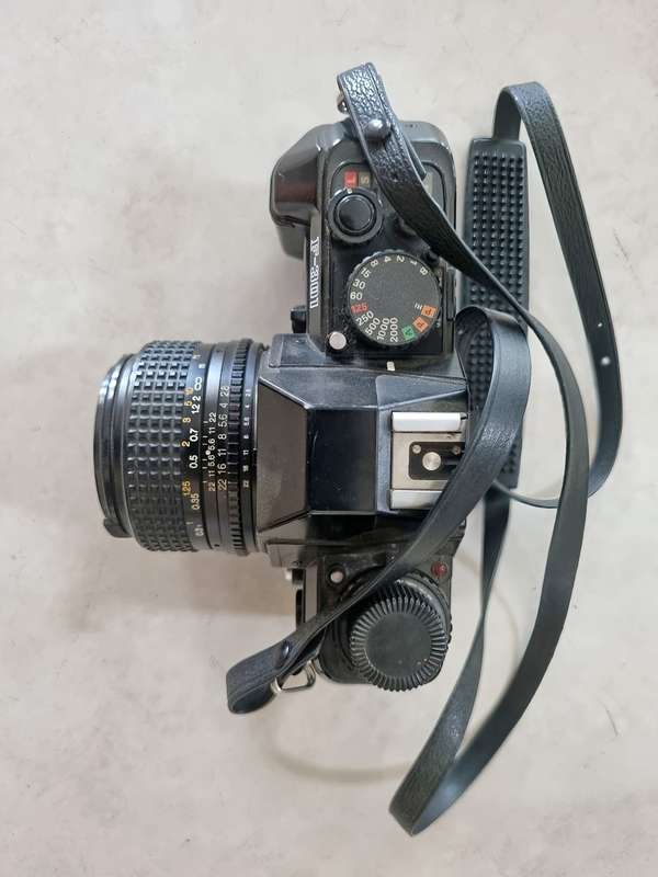 Vintage Nikon F-301 Camera + Tokina 28mm f/2.8 lens