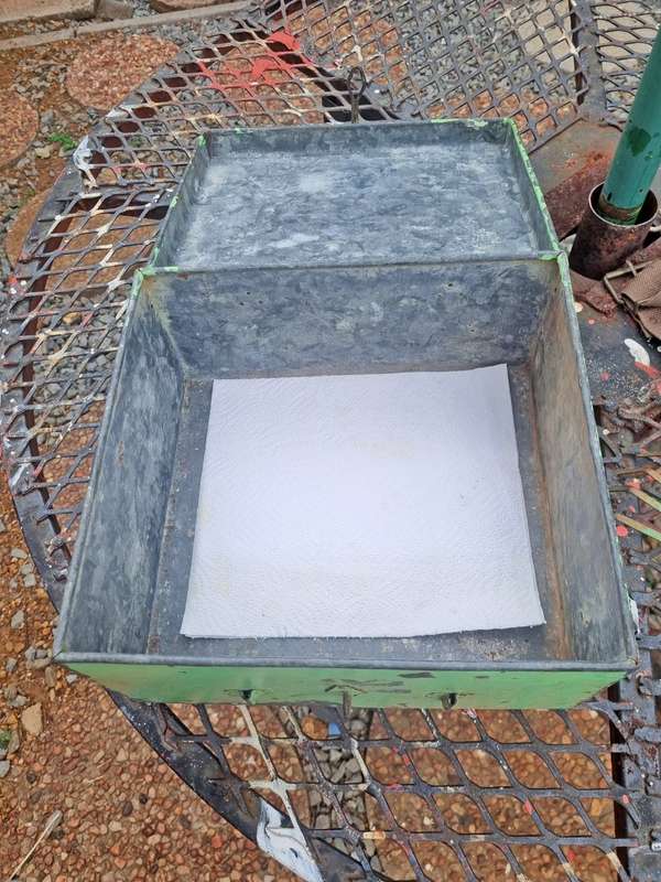 Vintage Mint Green Bread Bin