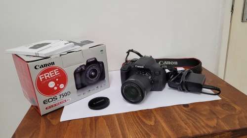 Canon EOS 750D, 24,1 Megapixel-18-55mm Canon Kit Lens