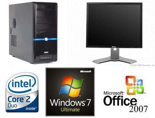 Intel Core 2 Duo 2.53GHz, 2GB RAM, 256GB HD, Dell 17' LCD + Win 7 Ultimate + MS Office 2007 +++.....