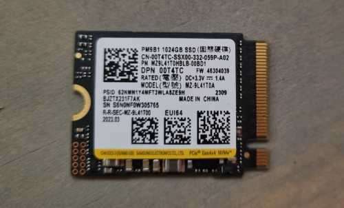 Samsung PM9B1 M.2 2230 NVMe 1TB (1024GB) M.2 - PCIe Gen4x4 SSD