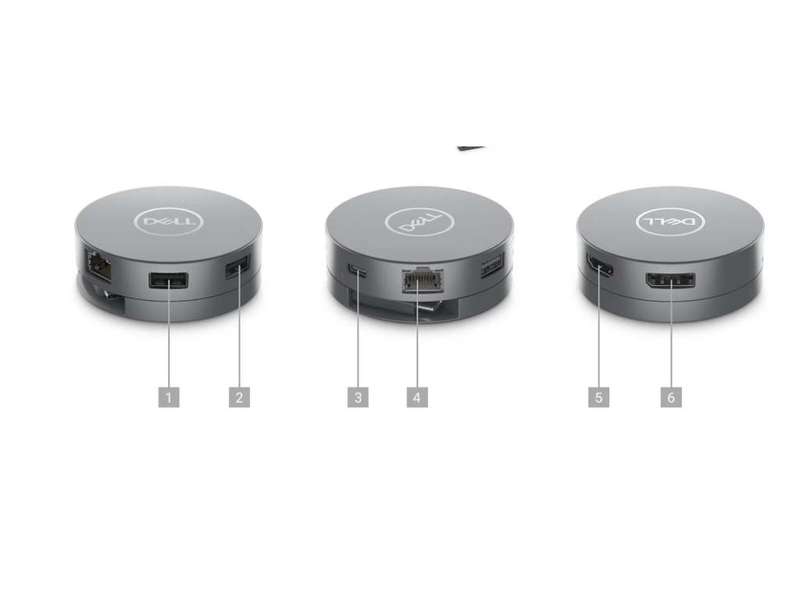 Dell DA305 6-in-1 USB-C Multiport Adapter