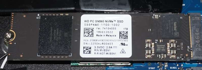 WD SN 560 M.2 1TB(1024GB) PCI-E Gen4 X4 NVMe OEM SSD