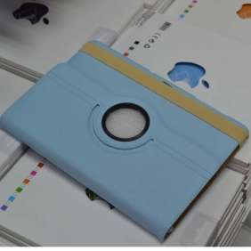 Blue - 360 Rotation Leather Case Cover Folio for Samsung Galaxy Tab 10.1 P7510