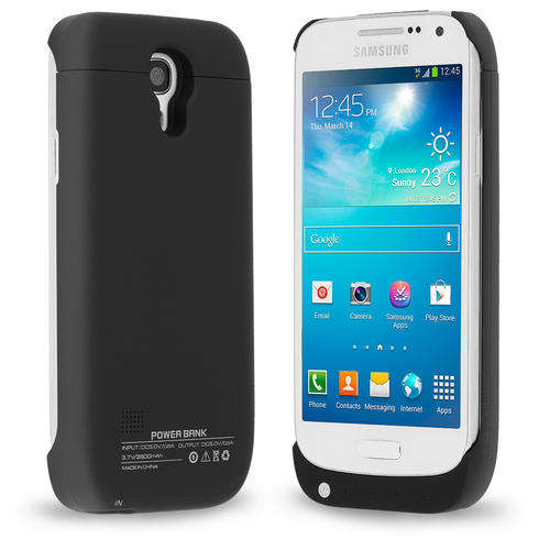 Samsung Galaxy S4 mini -2600mAh Backup Battery Power Bank Case Cover For Samsung Galaxy S4 mini