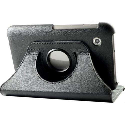 Samsung Galaxy Tab 7" P3100  - Leather Flip Case Phone Cover Black