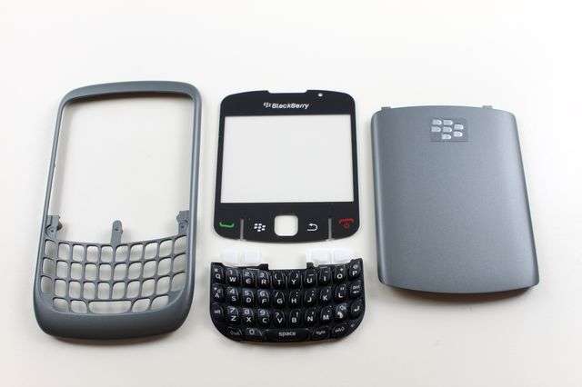 CHARCOAL Grey - BlackBerry 8520 Replacement Housing-Bezel-Face