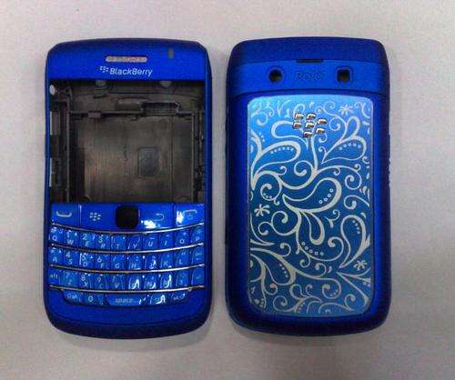 BLUE Paisley - BlackBerry 9700 Replacement Housing-Bezel-Face2