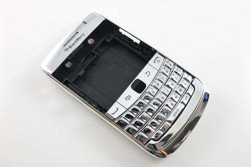 CHROME SILVER- BlackBerry 9700 Replacement Housing-Bezel-Face