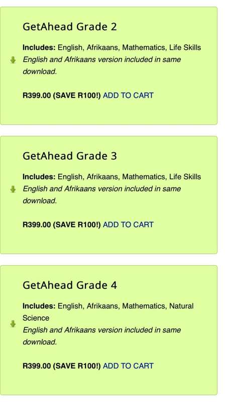 GetAhead Primary School Revision Grades 1-7 CD's