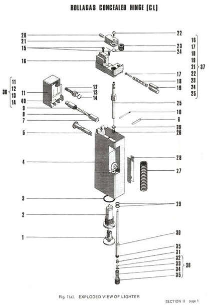 Basic Service for Dunhill Rollagas Lighters
