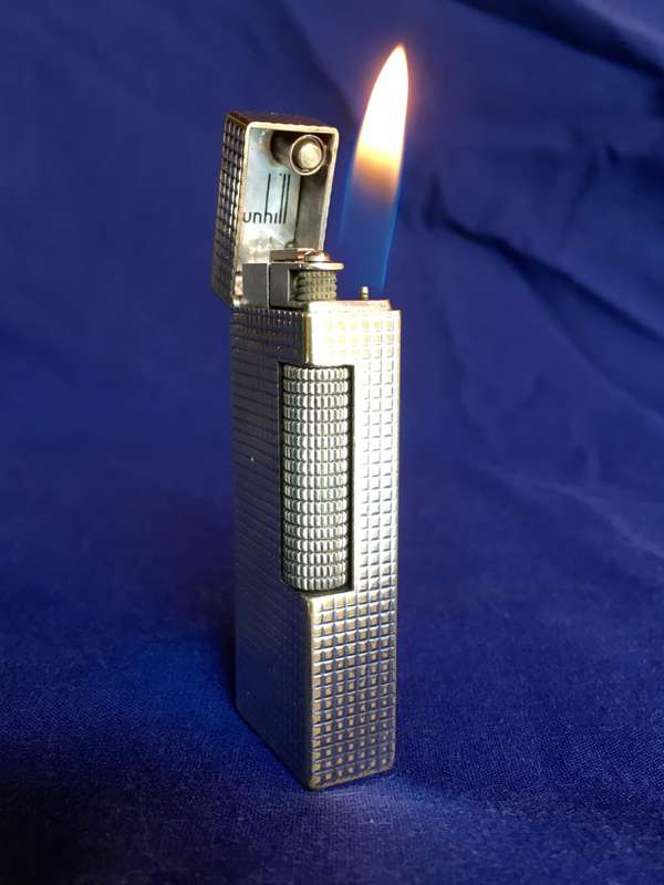 Dunhill Rollagas Lighter, Hobnail Pattern - Serviced, 6 Month Guarantee