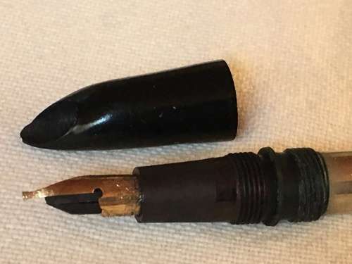Parker England Lady Duofold Fountain Pen, 1958 - 1960, BROKEN NIB