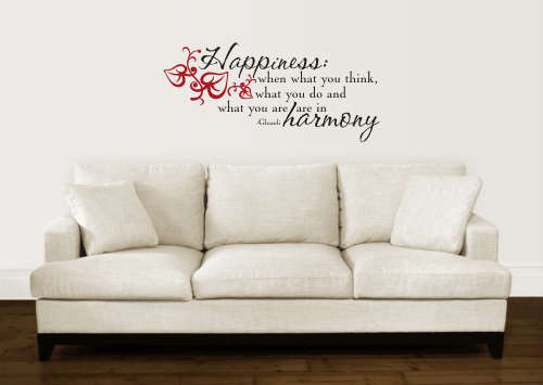 Wall Quote Decor Vinyl Stickers / Decals