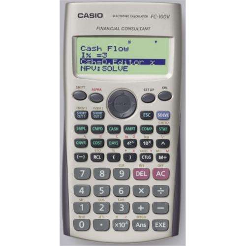 Casio FC100V Financial Calculator