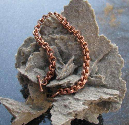 Copper Arthritis bracelet. Chainmaille