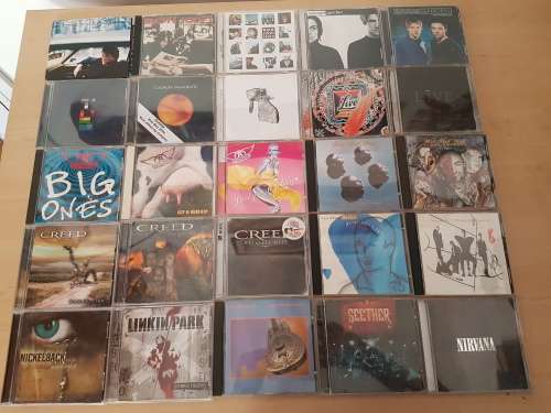 Lot of 50 Original Rock CD`s in Jewel Cases (Bid For All) (See Description for Details)