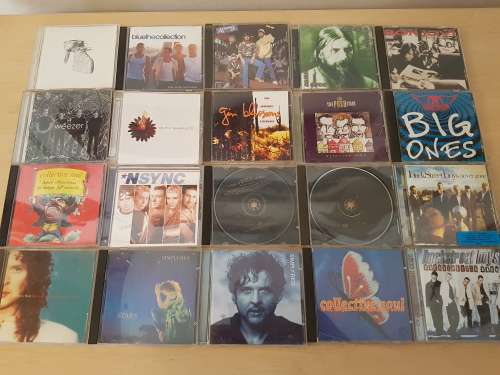 Lot of 40 Original Rock CD`s in Jewel Cases (Bid For All) (See Photos for Details) (Lot 1)
