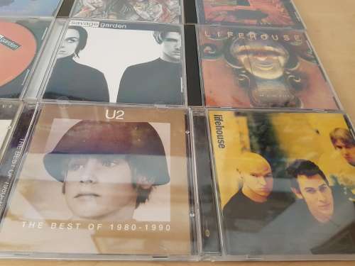 Lot of 40 Original Rock CD`s in Jewel Cases (Bid For All) (See Photos for Details) (Lot 1)