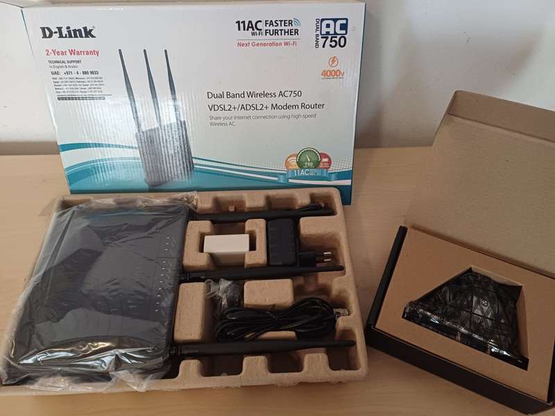 Wifi Network Combo D-Link Wifi Router and Asus Wifi Adapter PCE-AX1800 WLan Network Card (New)