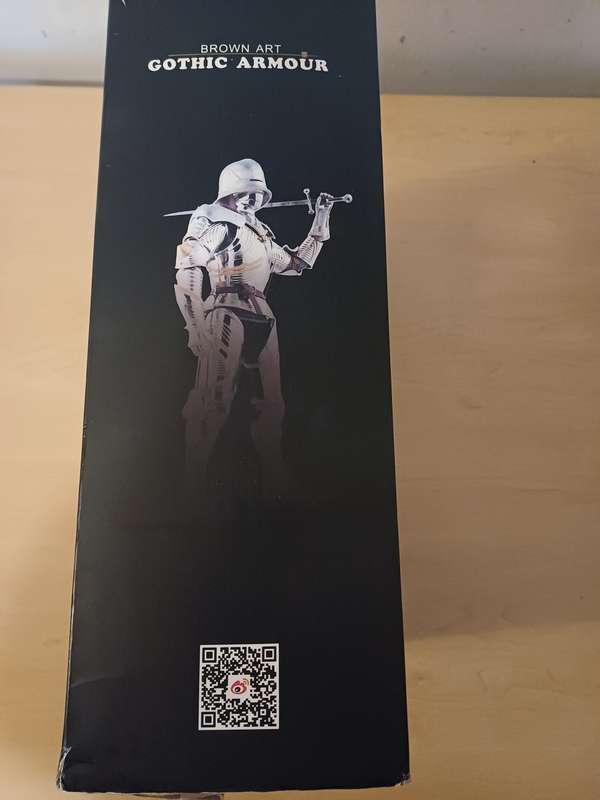 Very Rare Collectable Brown Art Gothic Armour Steel Knight (Not A Toy)