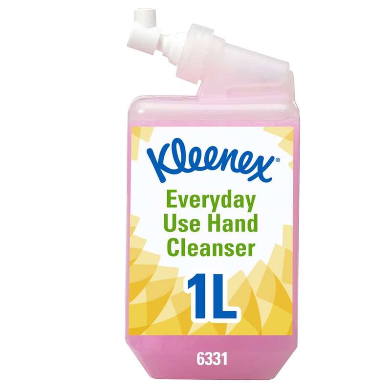 Kleenex® Everyday Use Hand Cleanser 6331 - Pink Hand Wash - 6 x 1 Litre Hand Wash Refills