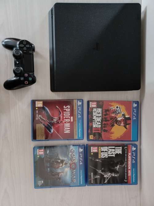 PS4 Slim 500 GB Console with Games