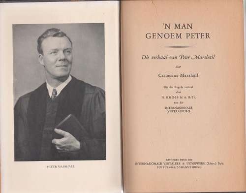 `n Man genoem Peter, deur Catherine Marshall