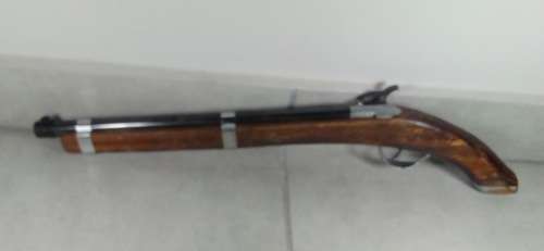 Freedom Wood Cap Gun TOY Pistol 19.5` - Rev War Replica - Parris w/black plug