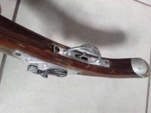 Freedom Wood Cap Gun TOY Pistol 19.5` - Rev War Replica - Parris w/black plug