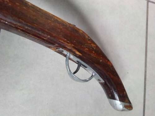 Freedom Wood Cap Gun TOY Pistol 19.5` - Rev War Replica - Parris w/black plug