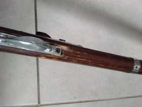 Freedom Wood Cap Gun TOY Pistol 19.5` - Rev War Replica - Parris w/black plug