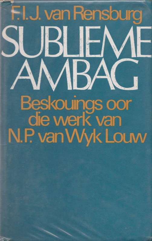 Sublieme Ambag deur F.I.J. van Rensburg