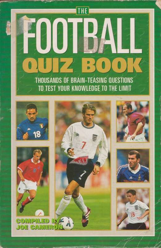 Football quiz book, compiled by Joe Cameron