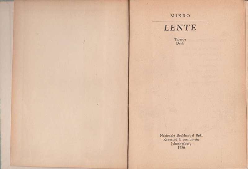 Lente deur Mikro