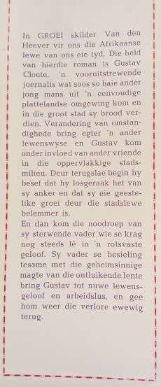 Groei deur C.M. van den Heever